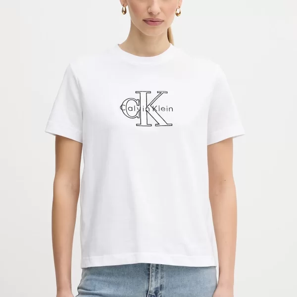 Βαμβακερό μπλουζάκι Calvin Klein Jeans