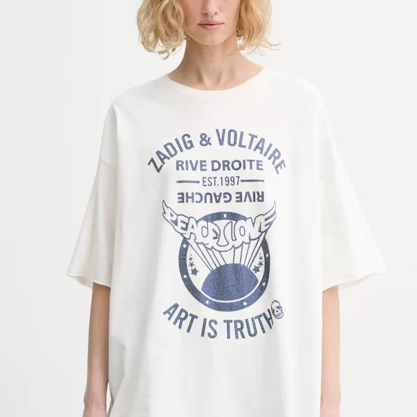 Βαμβακερό μπλουζάκι ZADIG&VOLTAIRE