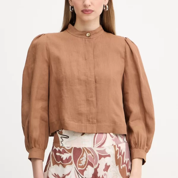 Πουκάμισο από λινό Marella CALIBRI