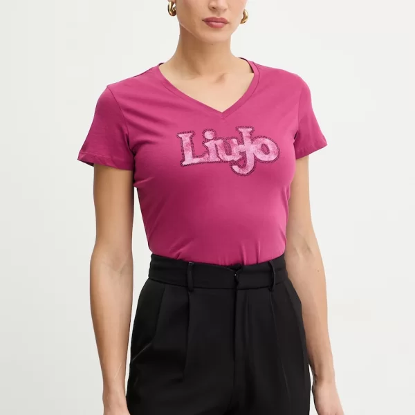 Βαμβακερό μπλουζάκι Liu Jo