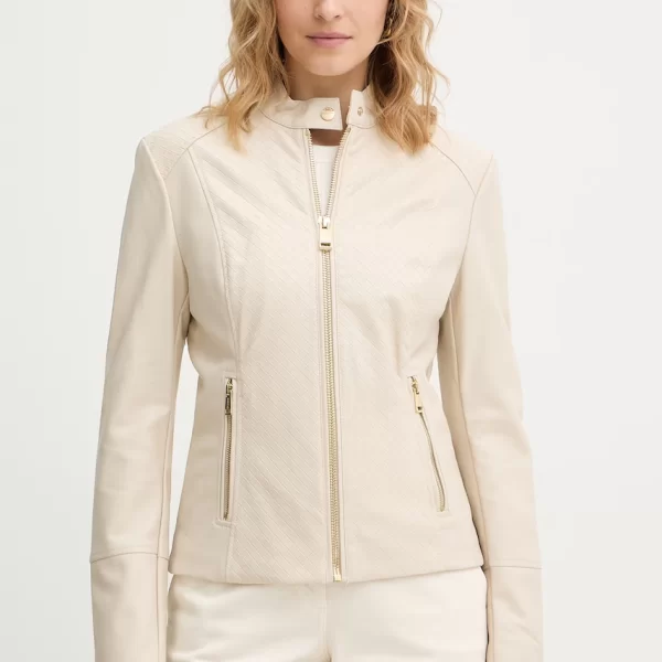 Δερμάτινο μπουφάν Guess CLAUDINE