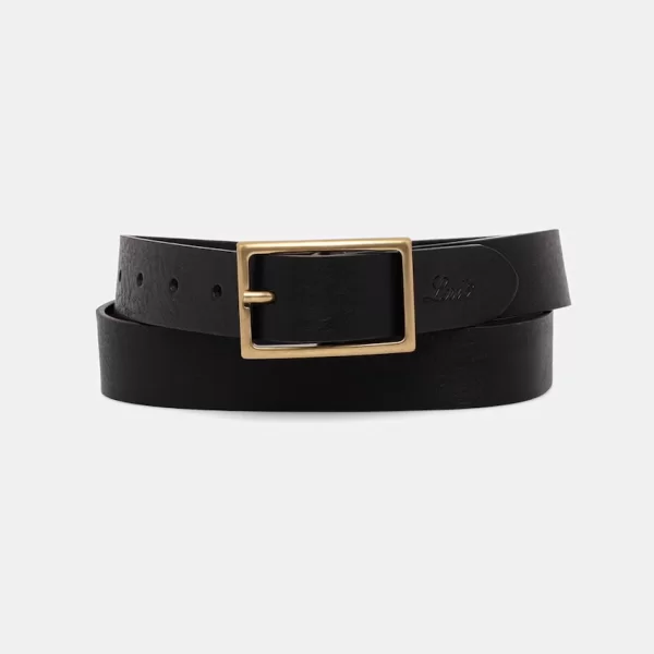 Δερμάτινη ζώνη Levi's RECTANGLE BUCKLE