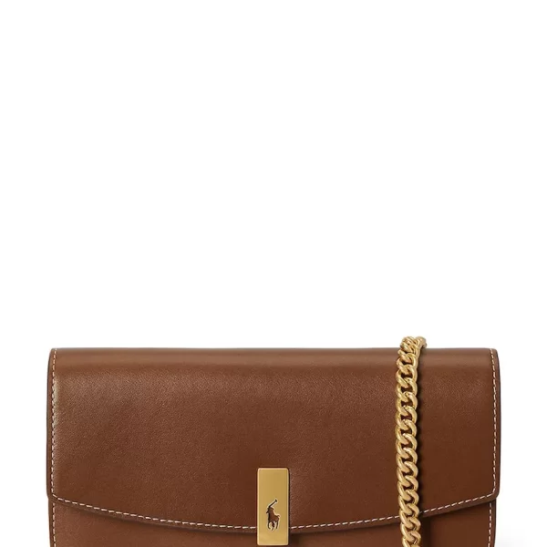 Δερμάτινη τσάντα Polo Ralph Lauren