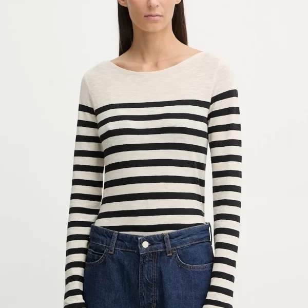 Βαμβακερή μπλούζα με μακριά μανίκια Marc O'Polo