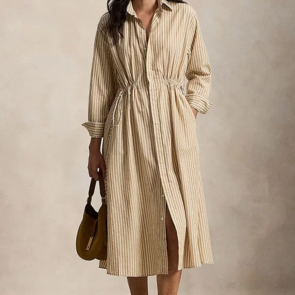 Φόρεμα από λινό μείγμα Polo Ralph Lauren