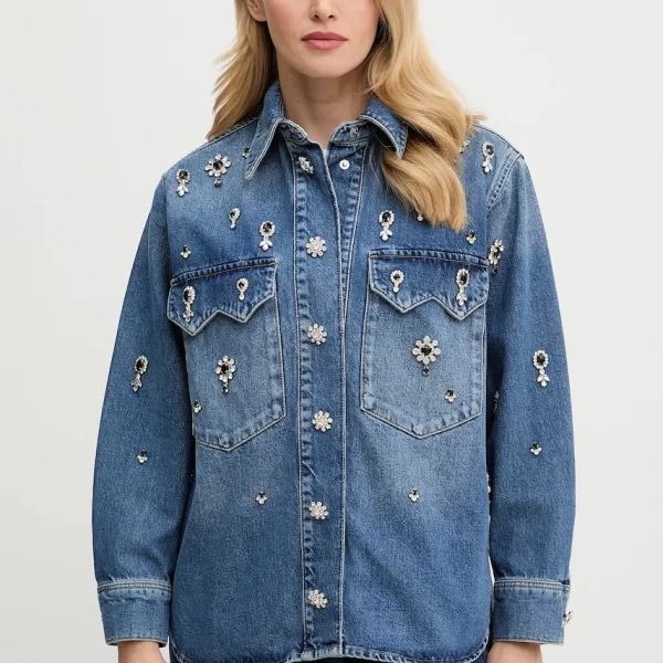 AllSaints Τζιν πουκάμισο AllSaints