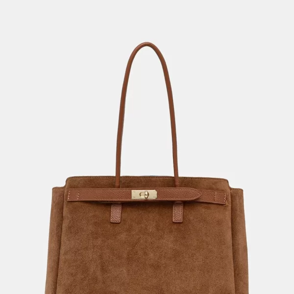 Answear Lab Τσάντα σουέτ Answear.LAB