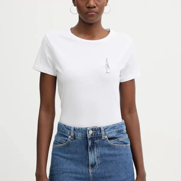 Βαμβακερό μπλουζάκι BOSS Orange C Elove 1 Mett-Valentine