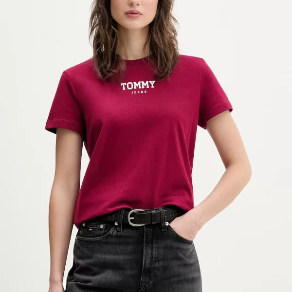 Βαμβακερό μπλουζάκι Tommy Jeans