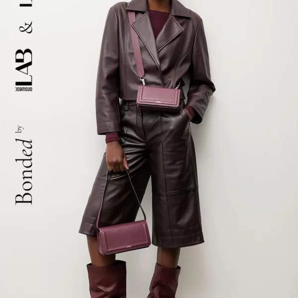 Bonded by Answear.LAB & LOBOS δερμάτινο σακάκι