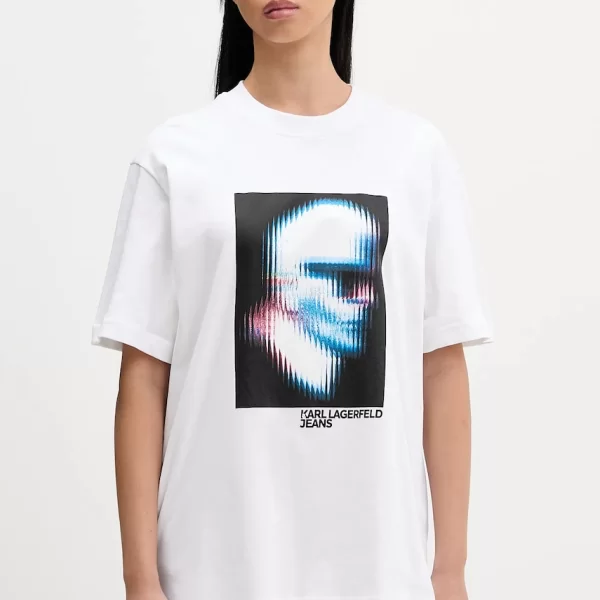 Βαμβακερό μπλουζάκι Karl Lagerfeld Jeans