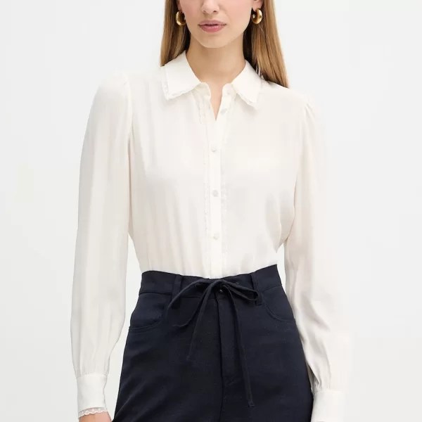 TWINSET Πουκάμισο με προσθήκη μεταξιού Twinset