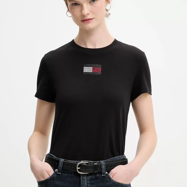 Βαμβακερό μπλουζάκι Tommy Jeans