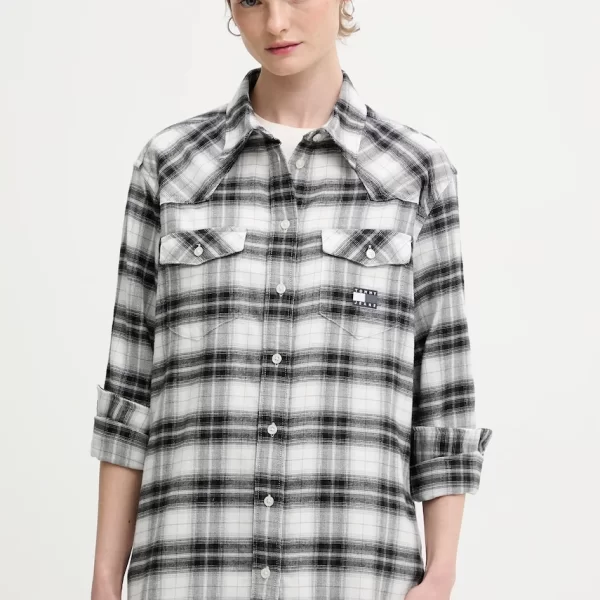 Βαμβακερό πουκάμισο Tommy Jeans