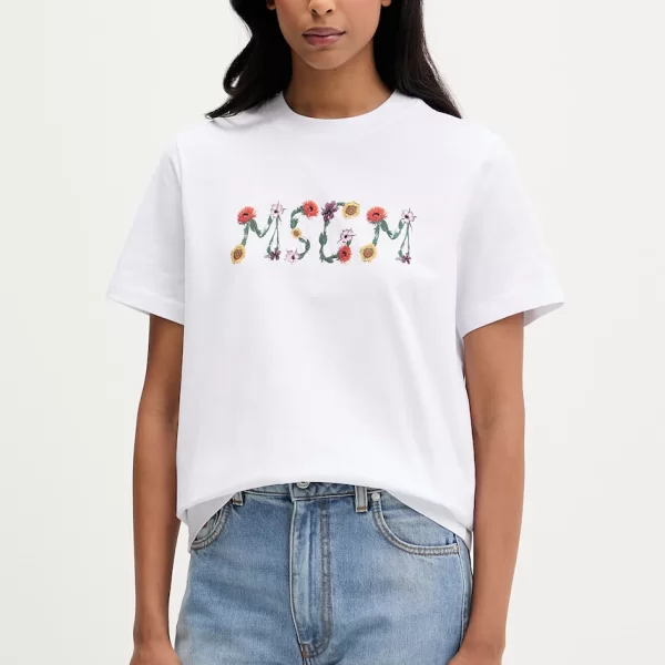 Βαμβακερό μπλουζάκι MSGM
