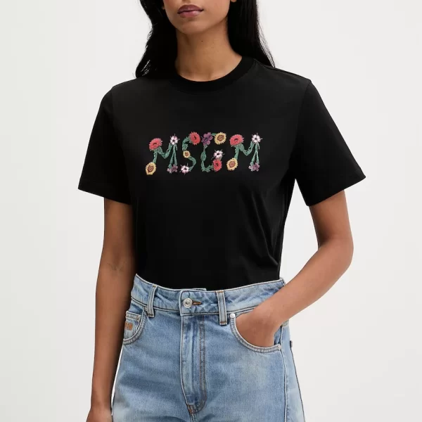 Βαμβακερό μπλουζάκι MSGM