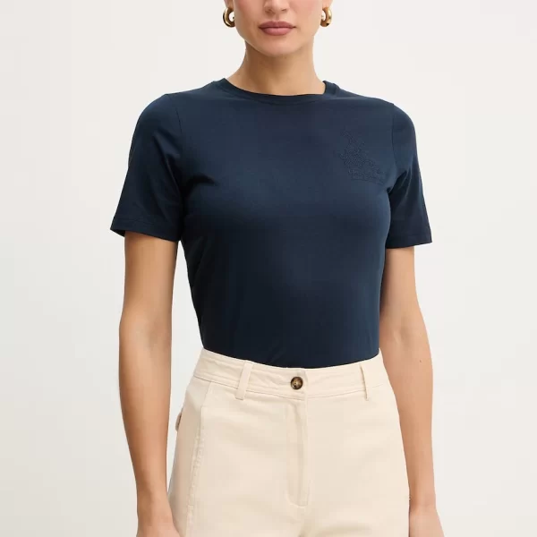 Βαμβακερό μπλουζάκι Trussardi