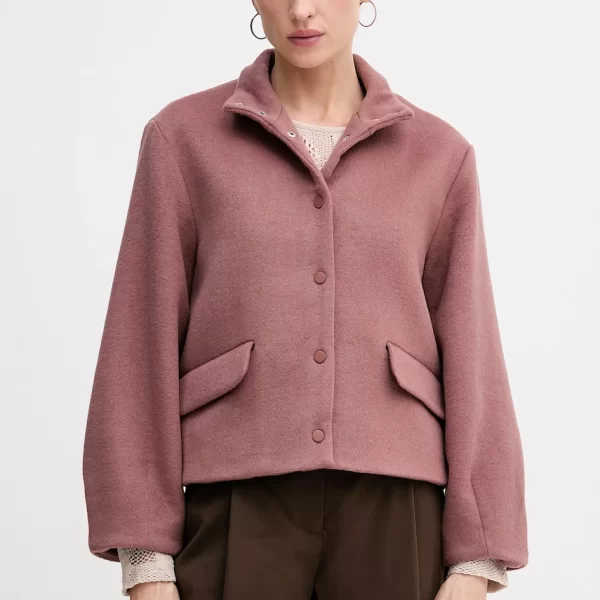 Μπουφάν με προσθήκη μάλλινου υφάσματος Hoss Intropia