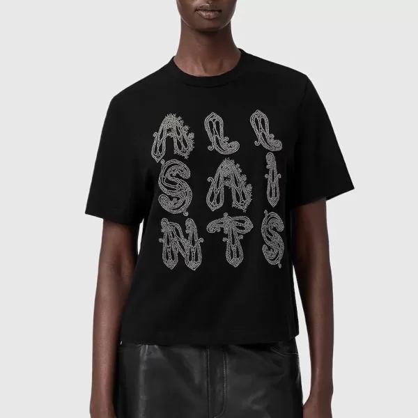 Βαμβακερό μπλουζάκι AllSaints