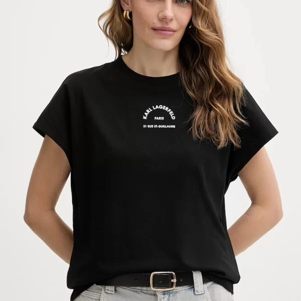 Karl Lagerfeld Βαμβακερό μπλουζάκι Karl Lagerfeld