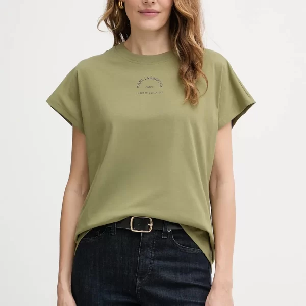 Karl Lagerfeld Βαμβακερό μπλουζάκι Karl Lagerfeld