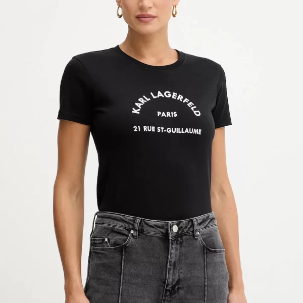 Karl Lagerfeld Βαμβακερό μπλουζάκι Karl Lagerfeld