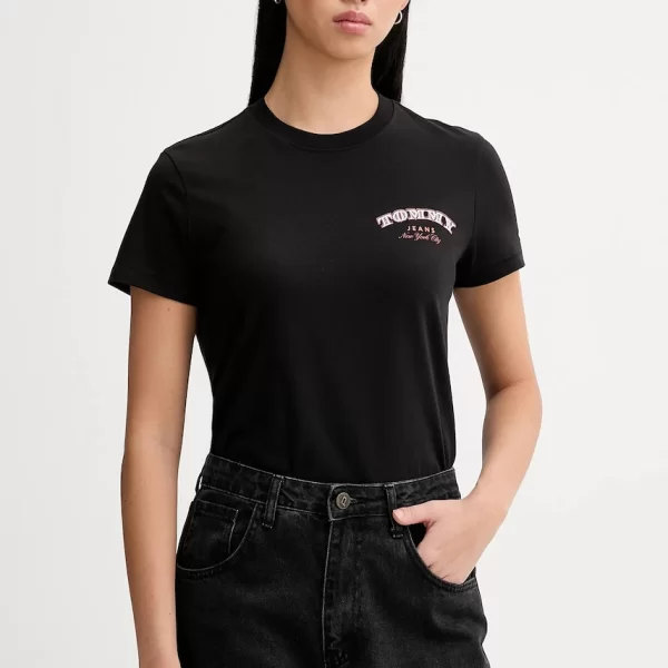 Βαμβακερό μπλουζάκι Tommy Jeans