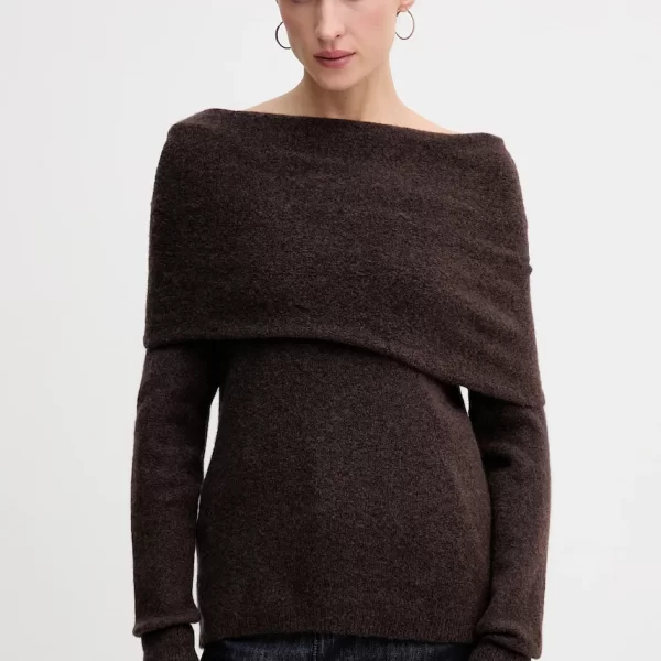 Πουλόβερ με προσθήκη μαλλιού Hoss Intropia