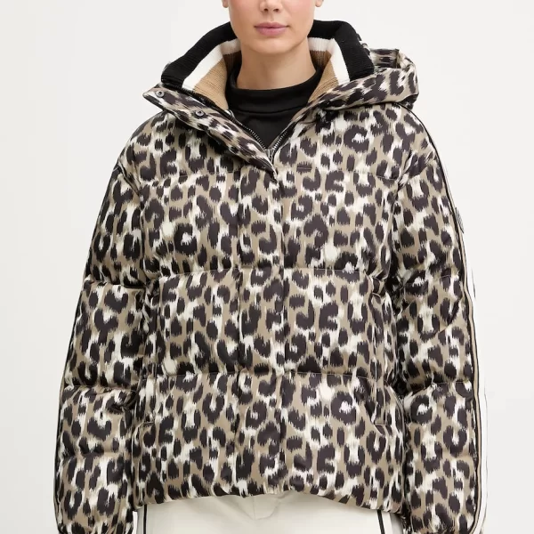 Πουπουλένιο μπουφάν για σκι Fusalp Ada Leopard