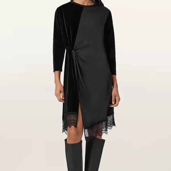 Βελούδινο φόρεμα AllSaints