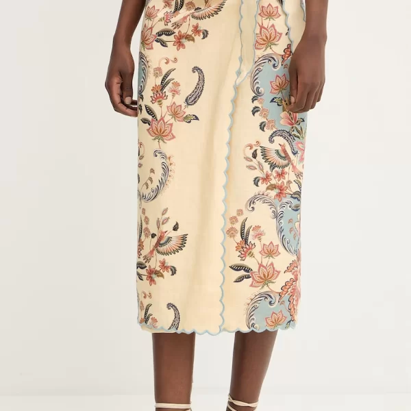 FARM RIO Λινή φούστα Farm Rio