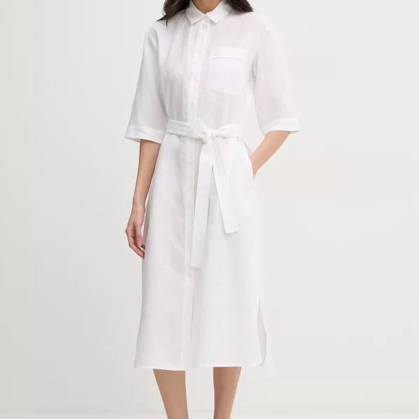 MM by Max Mara καλοκαιρινό φόρεμα λινό TABELLA