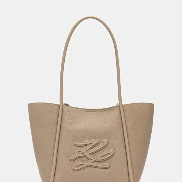 Karl Lagerfeld Karl Lagerfeld shopper γυναικεία δερμάτινη K/AUTOGRAPH