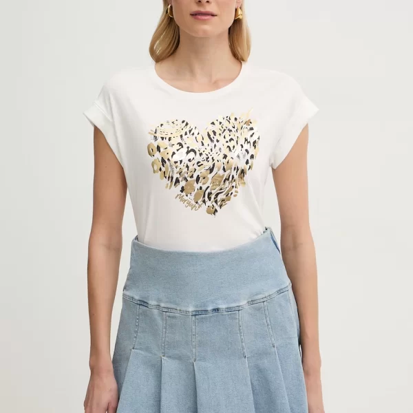 Morgan t-shirt Γυναικείο με βαμβάκι