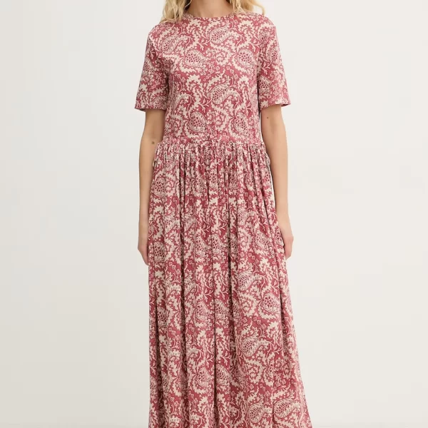 Weekend Max Mara φόρεμα βαμβακερό FASCINO