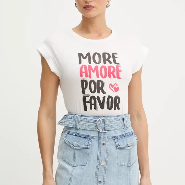 Morgan Μπλουζάκι γυναικείο με βαμβάκι