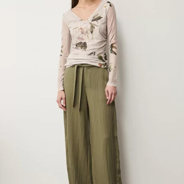 Medicine παντελόνι wide leg Γυναικείο