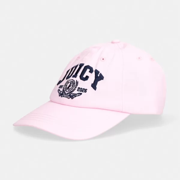 Juicy Couture Juicy Couture καπέλο με γείσο Γυναικείο βαμβακερό CREST CAP