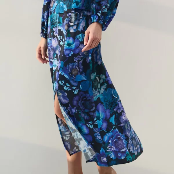 Medicine φούστα με σκίσιμο με βισκόζη