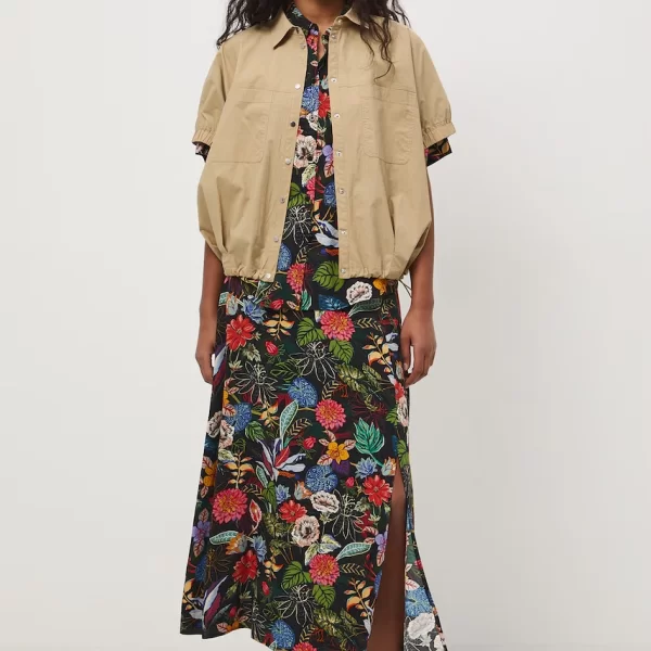 Medicine φούστα με σκίσιμο με βισκόζη