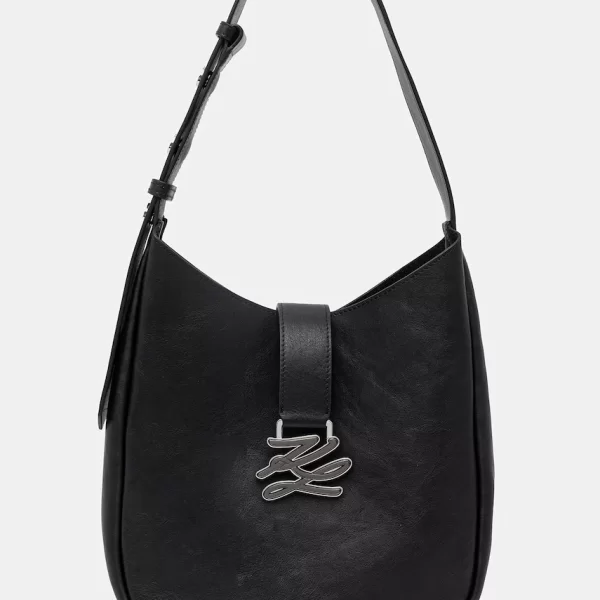 Karl Lagerfeld Karl Lagerfeld μικρή τσάντα γυναικεία δερμάτινη K/AUTOGRAPH