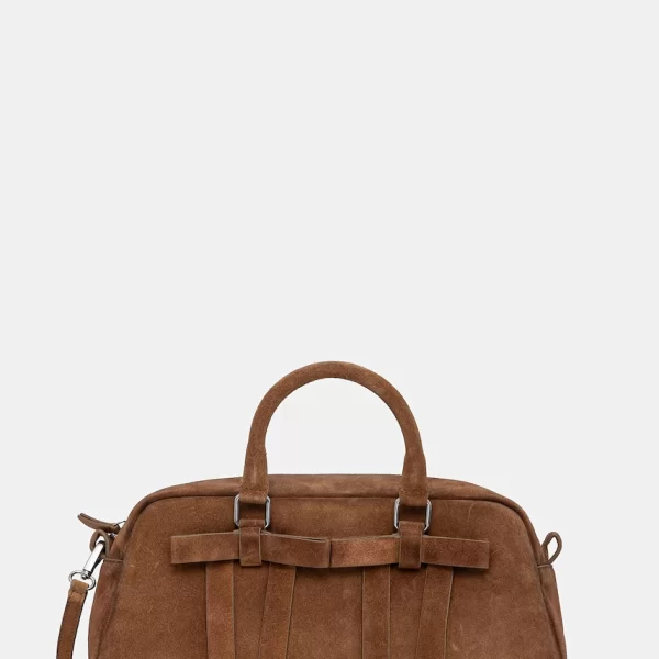 Stand Studio μικρή τσάντα γυναικεία δερμάτινη σουέτ