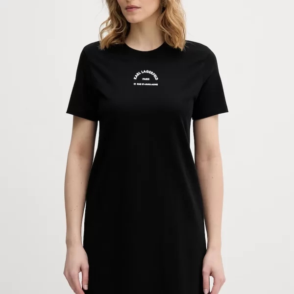 Karl Lagerfeld φόρεμα από βαμβάκι