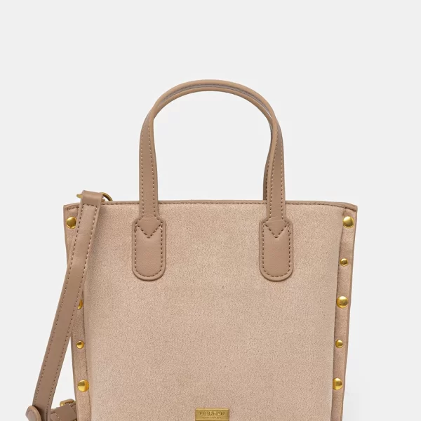 Morgan μικρή τσάντα γυναικεία από απομίμηση σουέτ