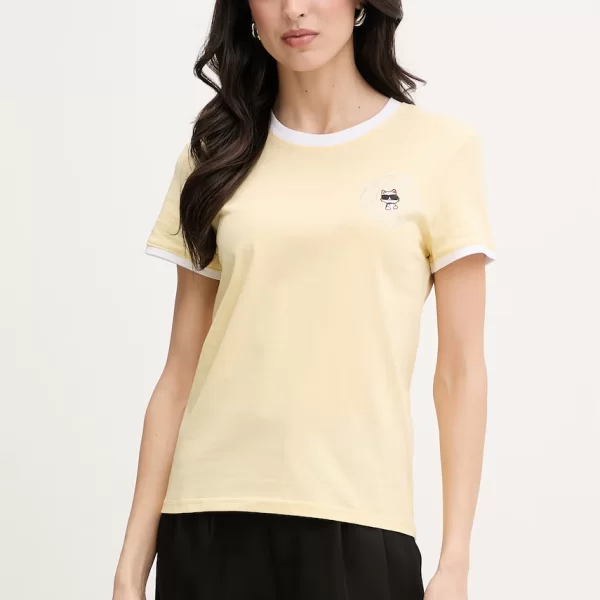 Karl Lagerfeld Karl Lagerfeld T-shirt γυναικείο βαμβακερό IKON