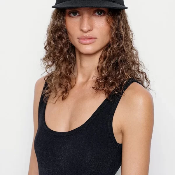 RUSLAN BAGINSKIY Λινό καπέλο Ruslan Baginskiy Bow Tie Visor