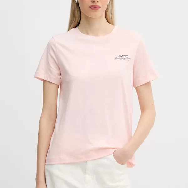 Gant t-shirt Γυναικείο βαμβακερό