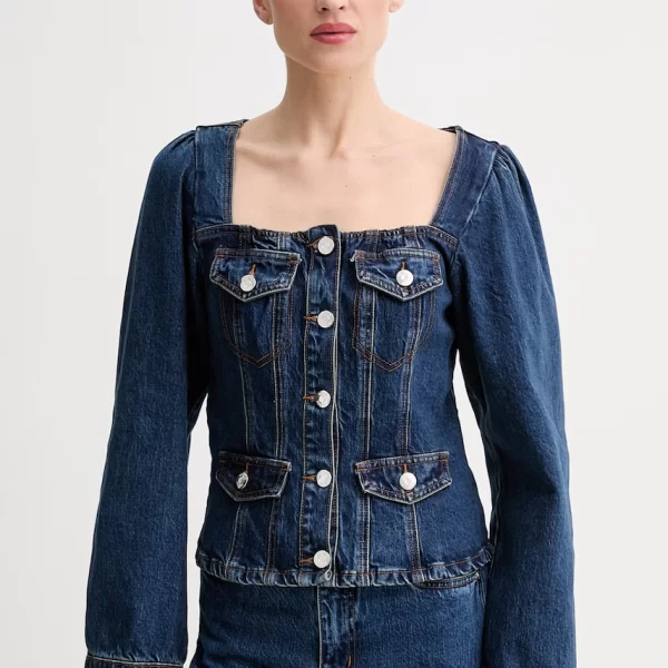 Gestuz Πουκάμισο γυναικείο ντένιμ