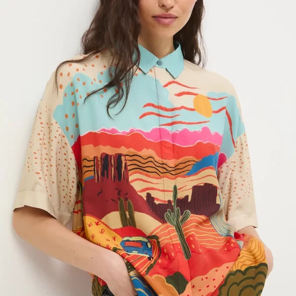 Medicine πουκάμισο γυναικείο με βισκόζη