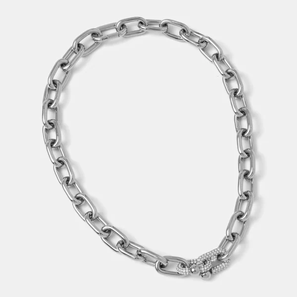 Furla κολιέ γυναικείο μεταλλικό